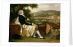 Allen Smith seated Above the River Arno, contemplating Florence, 1797 by Francois Xavier Fabre