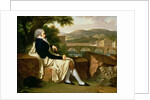 Allen Smith seated Above the River Arno, contemplating Florence, 1797 by Francois Xavier Fabre