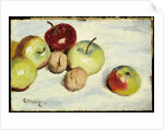 Still Life with Apples and Walnuts, c.1865-70 by Pierre Auguste Renoir