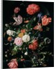Flowers in a Glass Vase, c.1660 by Jan Davidsz de Heem