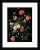 Flowers in a Glass Vase, c.1660 by Jan Davidsz de Heem