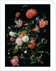 Flowers in a Glass Vase, c.1660 by Jan Davidsz de Heem