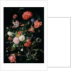 Flowers in a Glass Vase, c.1660 by Jan Davidsz de Heem