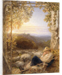Sleeping Shepherd - Morning, c.1857 by Samuel Palmer