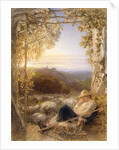 Sleeping Shepherd - Morning, c.1857 by Samuel Palmer