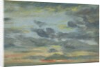 Sky Study, Sunset, 1821-22 by John Constable