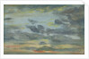 Sky Study, Sunset, 1821-22 by John Constable