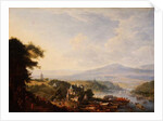 View on the Rhine, near Cologne, c.1700-10 by Jan the Elder Griffier