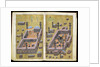 MS.343.f15v-16r The mosques at Medina & Mecca, from `Reasons for Charity', by Mustafa Al-Shukri, 1160 by Persian School