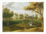 Nonsuch Palace in the time of King James I, early 17th century by Flemish School