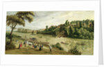 The Thames at Richmond, with the Old Royal Palace, c.1620 by Flemish School