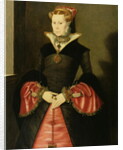 Unknown Lady from the court of King Edward VI c.1550-55 by Hans Eworth or Ewoutsz