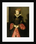 Unknown Lady from the court of King Edward VI c.1550-55 by Hans Eworth or Ewoutsz