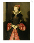 Unknown Lady from the court of King Edward VI c.1550-55 by Hans Eworth or Ewoutsz