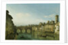 The Arno in Florence with the Ponte Vecchio, c.1745 by Bernardo Bellotto