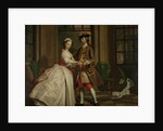 Pamela and Mr B. in the Summerhouse, from `Pamela: or Virtue Rewarded' by Samuel Richardson published 1740, c.1744 by Joseph Highmore