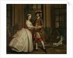 Pamela and Mr B. in the Summerhouse, from `Pamela: or Virtue Rewarded' by Samuel Richardson published 1740, c.1744 by Joseph Highmore