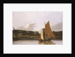 Boats on the Yare near Bramenton, Norfolk, 1828 by Joseph Stannard