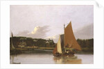 Boats on the Yare near Bramenton, Norfolk, 1828 by Joseph Stannard