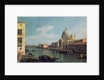 View of the Grand Canal: Santa Maria della Salute and the Dogana from Campo Santa Maria Zobenigo, early 1730s by Canaletto