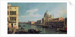 View of the Grand Canal: Santa Maria della Salute and the Dogana from Campo Santa Maria Zobenigo, early 1730s by Canaletto