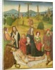 The Deposition, centre panel of triptych, late 15th-early 16th century by School French