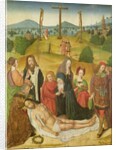 The Deposition, centre panel of triptych, late 15th-early 16th century by School French