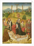The Deposition, centre panel of triptych, late 15th-early 16th century by School French