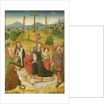 The Deposition, centre panel of triptych, late 15th-early 16th century by School French