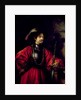 Portrait of a man in military costume, 1650 by Rembrandt Harmensz. van Rijn