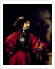Portrait of a man in military costume, 1650 by Rembrandt Harmensz. van Rijn