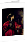 Portrait of a man in military costume, 1650 by Rembrandt Harmensz. van Rijn