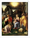 Adoration of the Kings by Taddeo Zuccaro