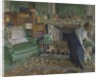 Marguerite Chapin in her apartment with her dog, 1910 by Edouard Vuillard