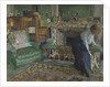 Marguerite Chapin in her apartment with her dog, 1910 by Edouard Vuillard