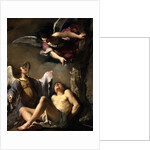 St. Sebastian succoured by two angels, 1617 by Guercino