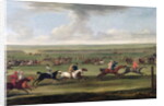 A race on the beacon course at Newmarket, c.1750 by John Wootton