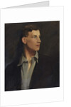 Portrait of Siegfried Sassoon 1917 by Glyn Warren Philpot