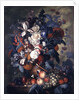 A Vase of Flowers with Fruit by Jacob van Huysum