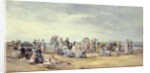 The Beach at Trouville, 1873 by Eugene Louis Boudin