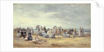 The Beach at Trouville, 1873 by Eugene Louis Boudin