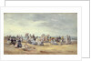 The Beach at Trouville, 1873 by Eugene Louis Boudin