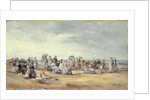 The Beach at Trouville, 1873 by Eugene Louis Boudin