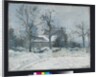 Piette's House at Montfoucault, Snow Effect, 1874 by Camille Pissarro