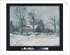 Piette's House at Montfoucault, Snow Effect, 1874 by Camille Pissarro