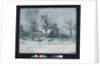 Piette's House at Montfoucault, Snow Effect, 1874 by Camille Pissarro