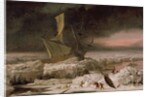 Arctic Adventure, or A Ship in Distress off Greenland, c.1677 by Abraham Danielsz. Hondius