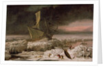 Arctic Adventure, or A Ship in Distress off Greenland, c.1677 by Abraham Danielsz. Hondius