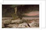Arctic Adventure, or A Ship in Distress off Greenland, c.1677 by Abraham Danielsz. Hondius