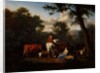Landscape with Cattle and Figures, 1664 by Adriaen van de Velde